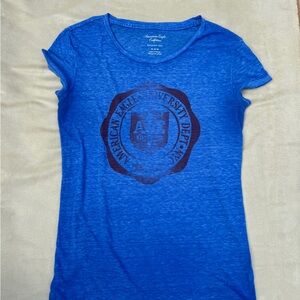 American Eagle Outfitters Royal Blue Emblem Tee